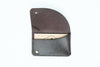 Leather Card Wallet: Bison