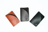 Leather Card Wallet: Chestnut