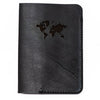 Leather Passport Cover: Continental Edition- Sable