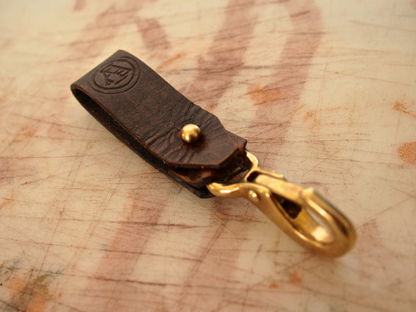 Handmade Leather Belt Utility Clip